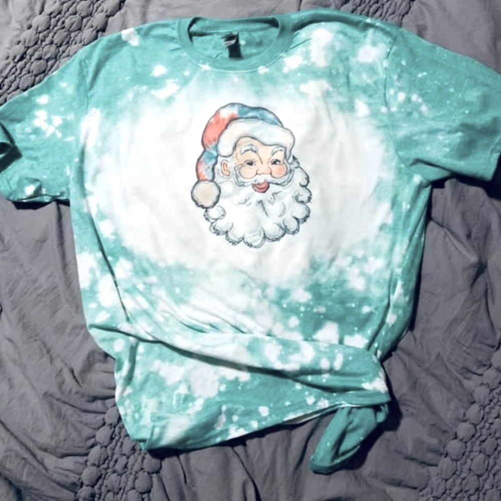 Size XL Boutique Bleached Sublimation tee